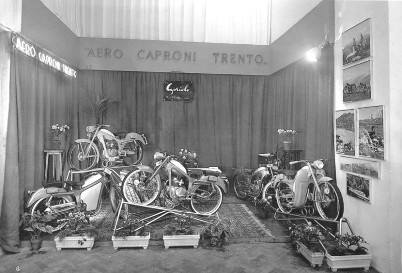 Aero Caproni Capriolo at the 1951 EICMA Milano Motorcycle exhibition