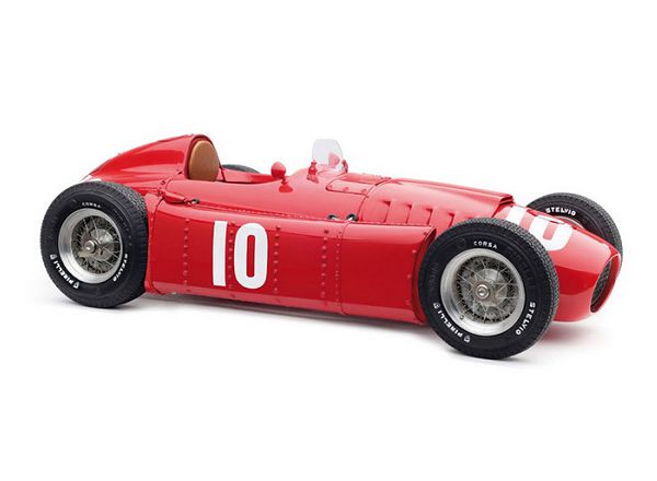 Number 10 Lancia D50 driven by Eugenio Castellotti in the 1955 Grand Prix of Pau, France by CMC 1:18