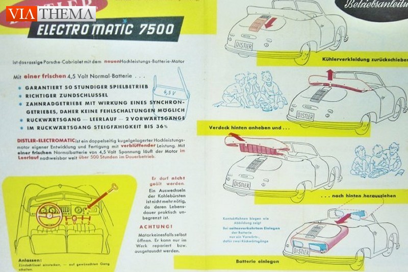 Original E-Motor für Distler Porsche FS 7500 Electromatic 
