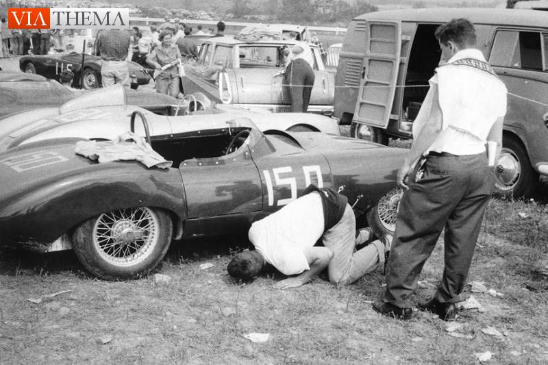 Elva Mark II at the 1957 Watkins Glen Grand Prix