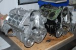 Engine for the 1991 Zanini V6 & 1977 Prototype Engine side by side