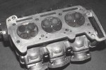 1977 Laverda 1000 V6 Prototype Cylinderhead with Valves