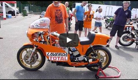 Cor Dees - Start-up of the 1991 Zanini Laverda 1000 V6 after an eight year scratch build reconstruction