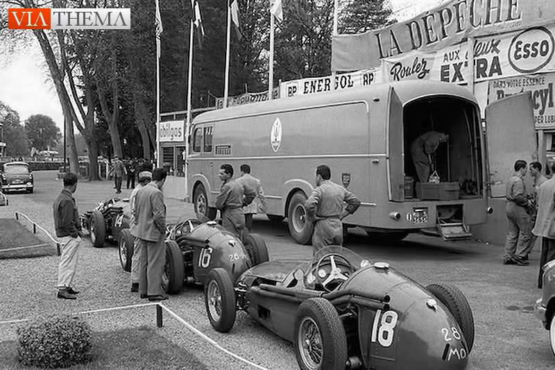 Maserati Corse Tipo 250F, Grand Prix, Pau, France, 1956