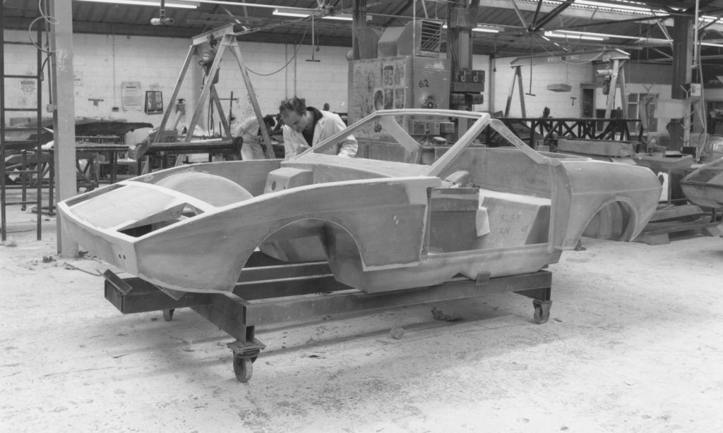 TVR Wedge Cars Assembly in the Blackpool Production plant, 1983